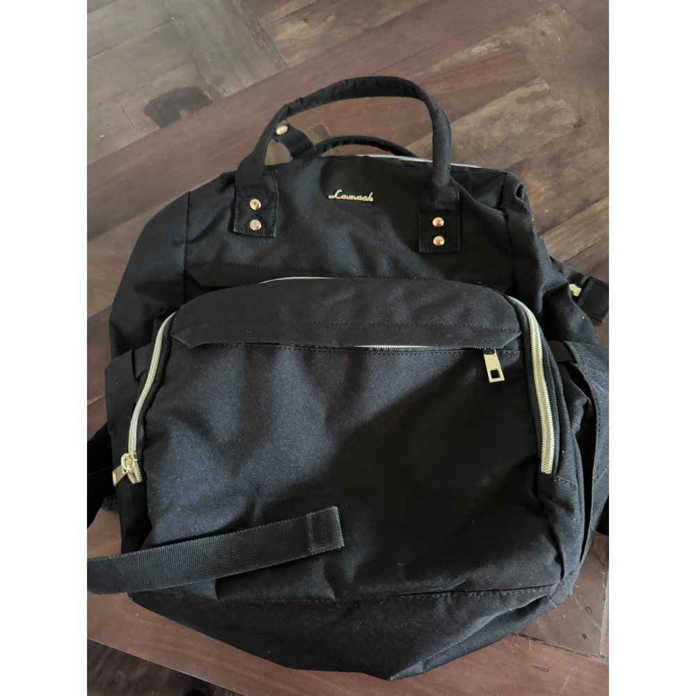 Lovevook Laptop Backpack Women Teacher Nurse Business Bags‎ 15.6" Black